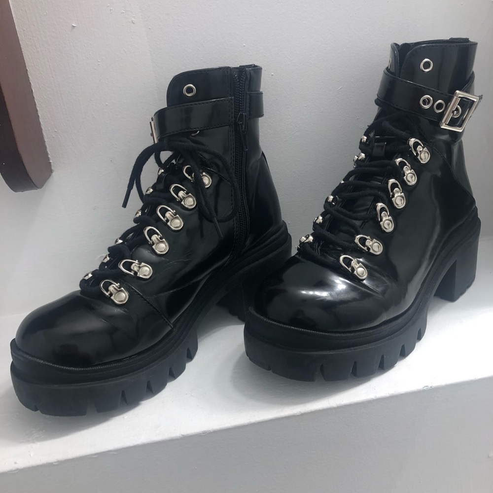 Jeffrey Campbell Czech Combat Boots